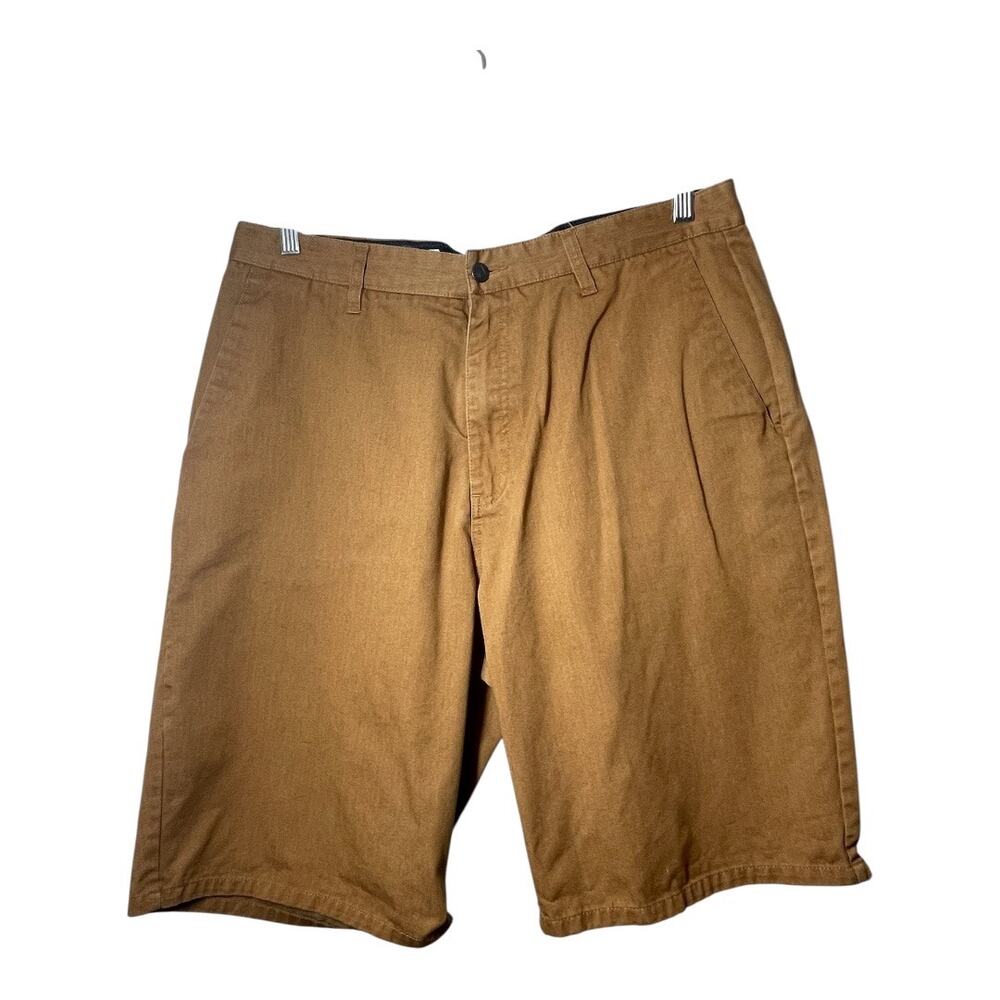 Volcom Mens Shorts Chino Size 36 Brown Camel